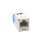 Panduit CJUD6X88TGWH CAT6a Up/Down 45° TG Wirecap Keystone Jack, White