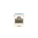 Panduit CJUD6X88TGWH CAT6a Up/Down 45° TG Wirecap Keystone Jack, White