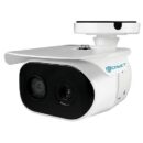 Optex CKIPAI5MP-DL-TH-FR CHeKT 5MP Dual Thermal AI-Enabled IP Camera, 4.0 mm Lens, White