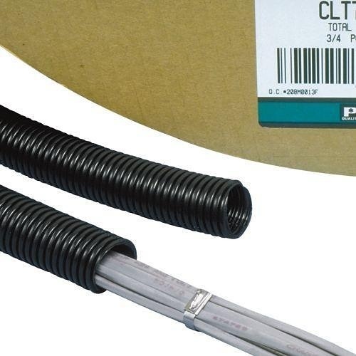 Panduit CLTS25F-C Corrugated Loom Tubing, .25" (6.4 mm), Solid, Conduit