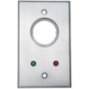 Camden CM-1110-7224 Key Switch, SPST Maintained, Red and Green 24V LEDs Mounted on Faceplate