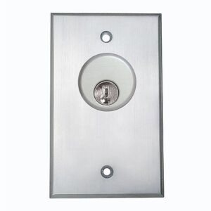 Camden CM-1130-60KA Cast-Aluminum Key Switch, One SPDT N.O. and N.C. Maintained