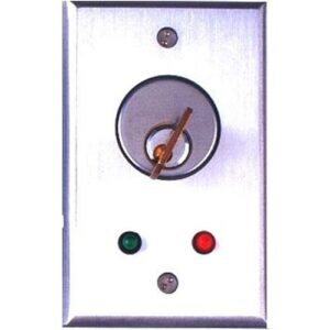 Camden CM-1180 Key Switch, DPDT Momentary