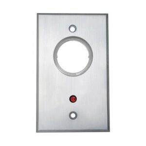 Camden CM-1190-7012 Key Switch, DPDT Maintained, Red 12V LED Mounted on Faceplate
