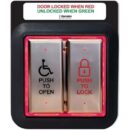 Camden CM-2520/4855SE1 Double Gang Flush Mount Combo Switch