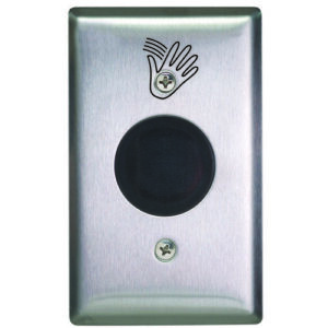Camden CM-324/40S SureWave CM-324 Series 1-Relay Single Gang Touchless Switch, 1-30" Range, Stainless Steel