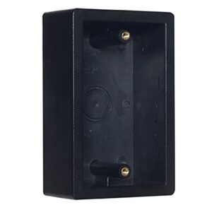 Camden CM-34BL Surface Mounting Box, 4-1/2" 2-3/4" 1-3/4', Black