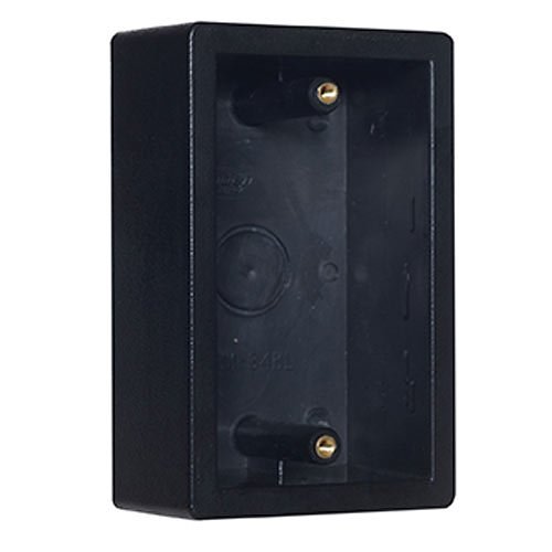 Camden CM-34BL Surface Mounting Box, 4-1/2" 2-3/4" 1-3/4', Black