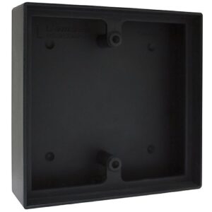 Camden CM-43LP Surface Box, Shallow Depth Provision for Wireless Black Polymer