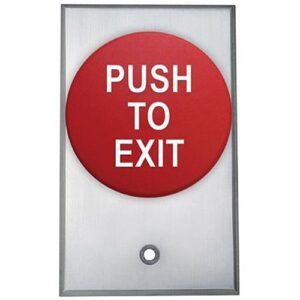 Camden CM-5060 CM-5000 Series 3/8" Mushroom Push Button, Push/Turn to Release, N/O, SPST Maintained, Red