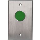 Camden CM-7000G Spring Return Single Gang Faceplate, N/O, Momentary, Green Button