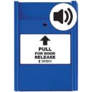 Camden CM-701SO Blue Pull for Door Release Station, x N/C Switch, with Local Alarm Sounder (Replaces CM-701SOEDR-PC, CM-701SOE-PC)