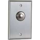 Camden CM-9080 7/8" Vandal Resistant Push/Exit Switch, DPDT Momentary, Brushed Aluminum Faceplate