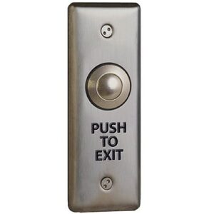 Camden CM-9180PTE Vandal Resistant Exit Switch, Momentary ‘Push to Exit’
