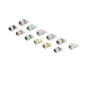 Panduit CMDSGRLCZEI Mini-Com Green LC Duplex, Electric Ivory Module