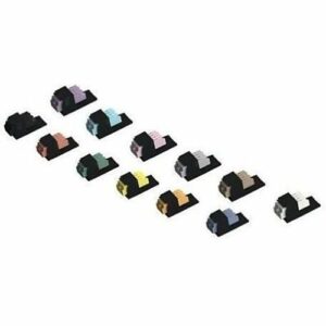 Panduit CMDSVLLCZBL Mini-Com Duplex LC Violet Adapter, SR/SR, Non-Keyed Adapter, Black Module