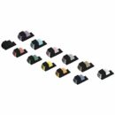 Panduit CMDSWTLCZBL Mini-Com Duplex LC White Adapter, SR/SR, Non-Keyed Adapter, Black Module