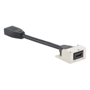 Panduit CMHDMITBL Mini-Communication HDMI 2.0 Coupler Module with Pigtail, Black