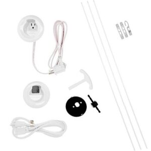 Wiremold CMK70 Flat Screen TV Cord and Cable Power Kit