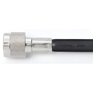 West Penn CN-BM2598G8-25 RF Connector BNC Straight Crimp Plug for 2598G8, 50 Ohm, 25-Pack