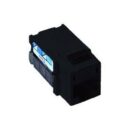 Lutron CON-1P-C6-BL Phone Jack, CAT 6, 8-Conductor, RJ45, Black