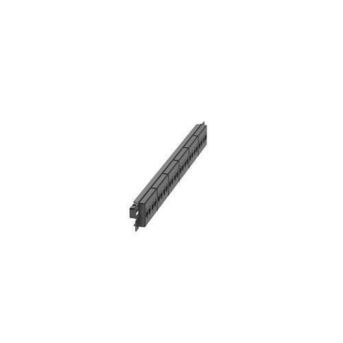 Panduit CP245E88BLY Coupler Patch Panel, CAT6E, Flat, 24-Port