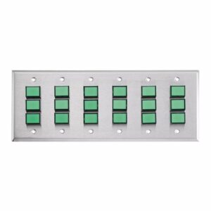 Alarm Controls CP26AGN Control Panel Dgss 6-Single Pole Double Throw Momentary Green