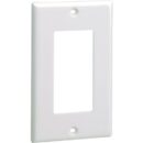Panduit CPGWH Single Gang Rectangular Screw-On Faceplate