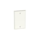 Panduit CPNIW Single Gang Screw-On Blank Faceplate