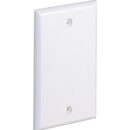 Panduit CPNWH Single Gang Screw-on Surface Raceway Blank Faceplate, White