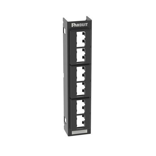 Panduit CPP12WBL Network Patch Panel, 12 Port, Black