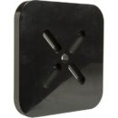 Pedestal Pro CS-ABP-1212 12" 12" Buffer Plate for Long Range Card Readers, Black