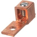 Panduit CS125-14SL-QY Copper Mechanical Lug, Hole, 1 Barrel