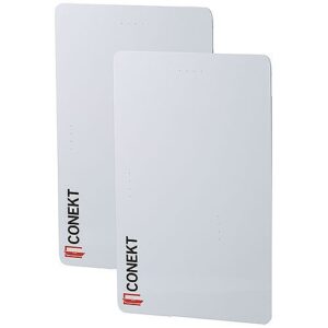RCI CSM-2P Conekt Series 13.56 MHz High Security ISO Card, 25-Pack, Glossy white