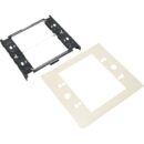 Wiremold CV4047C-2 4000 Series Raceway 2-Gang Device Plate, Ivory