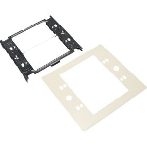 Wiremold CV4047C-2 4000 Series Raceway 2-Gang Device Plate, Ivory