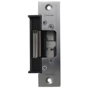 Camden CX-ED1410 Universal Grade ANSI Fire Rated Strike for Cylindrical Locksets, Stainless-Steel Faceplate