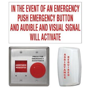 Camden CX-WEC10K2 Universal Emergency Call System Kit, 2-Gang for Universal Restroom (Replaces CX-WEC11)