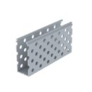 Panduit D1.5X4LG6 Round Hole Duct, 1.5"x4"x6' PVC, Light Gray
