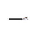 West Penn D25350BK1000 22-1 18/2 Media Control Cable, Shielded Unshielded, Plenum, 1000', Black