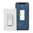 Leviton D26HD-002-1BW Decora Smart WiFi, No Hub Required, 2nd Generation, 600W Dimmer Switch, White