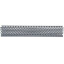 Panduit D2X4LG6 Round Hole Duct, 2"x4"x6', Polyvinyl Chloride, Light Gray