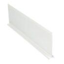 Panduit D4HWH6 Solid Duct Divider Wall, 4" High x 6' Long, Polyvinyl Chloride