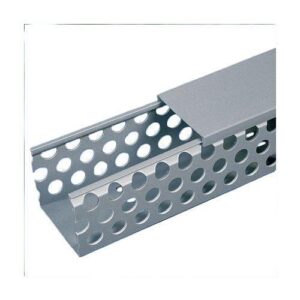 Panduit D4X4LG6 Round Hole Duct, Polyvinyl Chloride, 4x4x6', Light Gray