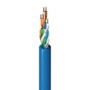 Belden D6UP 009U1000 CAT6 23/4-Pair Solid Premise Horizontal Plenum Cable, BC, CMP, U/UTP, 1000' UnReel, White