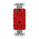 Leviton D8200-IGR Hospital Grade Decora Plus Duplex Receptacle