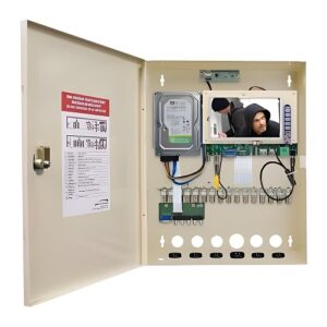 Speco D8WHSM8TB DVR, 8-Channel Wall Mount High-Speed with Monitor and 8TB Storage Capacity