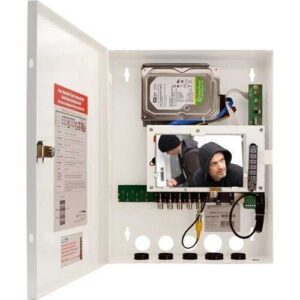 Speco D8WHTM4TB 8-Channel IP HD-TVI and Analog Full Hybrid Recorder with Built-In Monitor, 4TB HDD