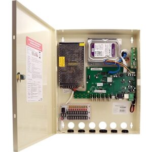 Speco D8WVXP1TB 8-Channel HD-TVI Wall Mount DVR with Built-In Power Supply, 1TB HDD