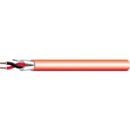 West Penn D991RD1000 16/2 Shielded FPLR Fire Alarm Cable, 1000' (304.2m), Red